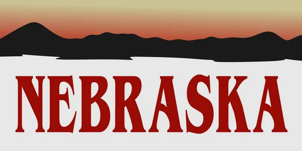 nebraska state with beautiful view