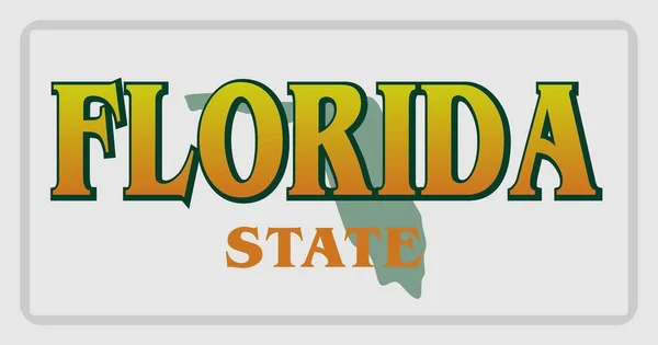 Florida State Beautiful View — стоковый вектор