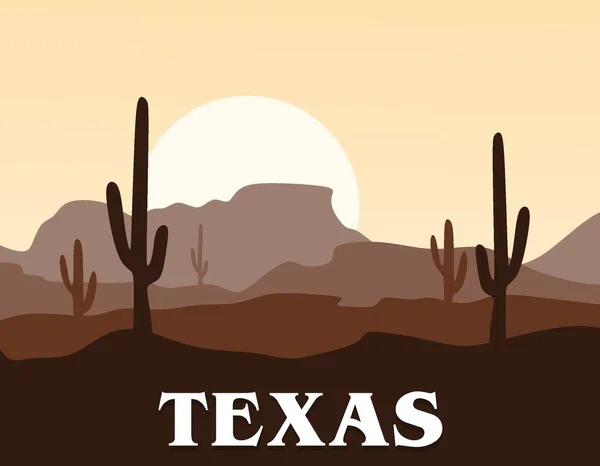 texas state with beautiful view