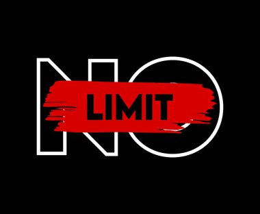 Siyah arkaplan ile sınır yok