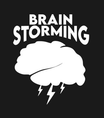 Siyah arkaplanı olan kutunun dışını düşün