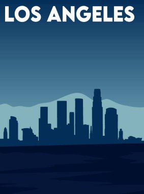 Güzel manzaralı Los Angeles California