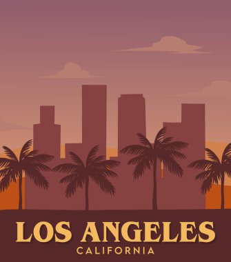 Güzel manzaralı Los Angeles California