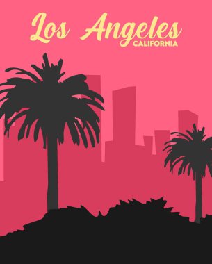Güzel manzaralı Los Angeles California