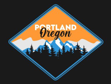 portland oregon with beautiful view