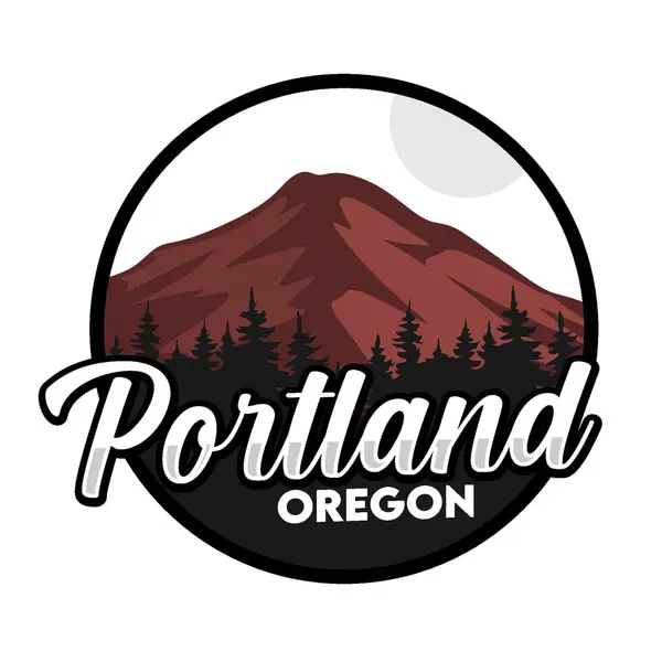 portland oregon with beautiful view