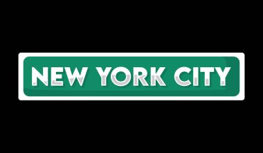 new york city with black background
