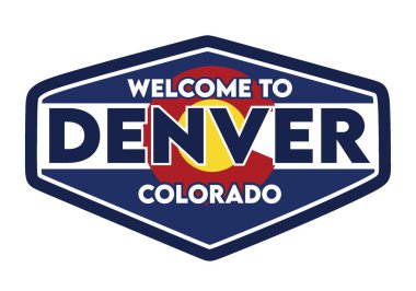 Denver Colorado 'nun beyaz arka planı