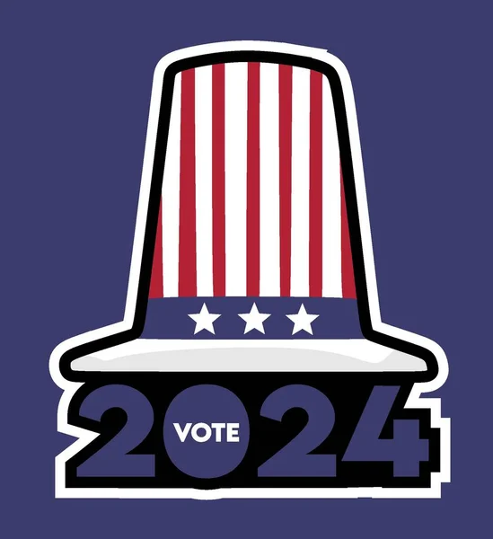 2024 Vote United States America — Stock Vector