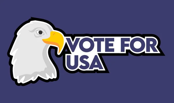 2024 Ψηφοφορία Για Τις Ηνωμένες Πολιτείες Της Αμερικής — Διανυσματικό Αρχείο