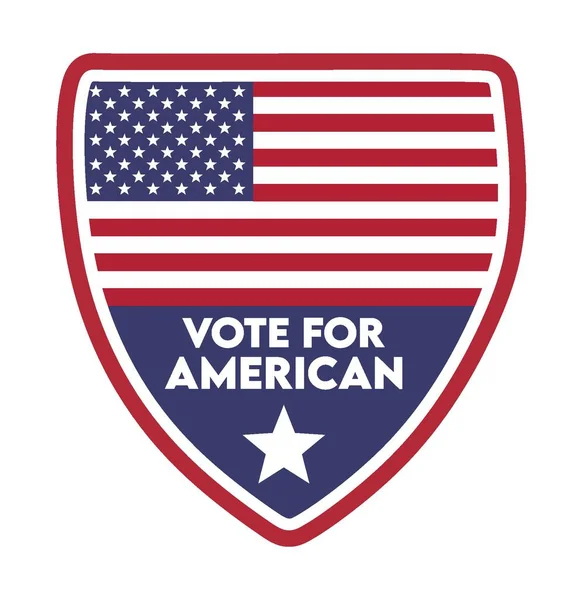Voto Para Estados Unidos América 2024 Eleição —  Vetores de Stock
