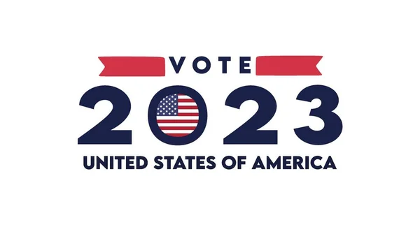 2023 Vote United States — Stock Vector