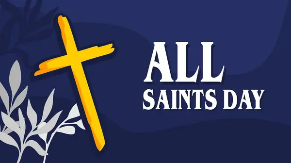 Azizler Günü Vektör İllüstrasyonu