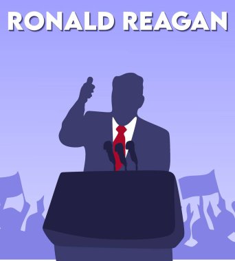 Ronald Reagan, Birleşik Devletler Başkanı.