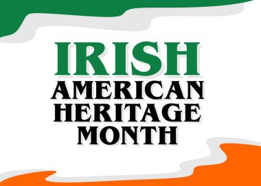 Celebrating Irish American Heritage Month clipart