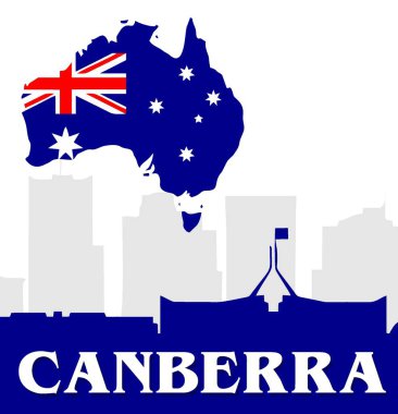 Güzel manzaralı Canberra Gününüz kutlu olsun Avustralya