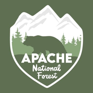 Apache National Forest United States clipart