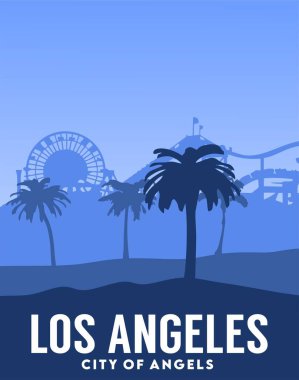 Güzel manzaralı Los Angeles California