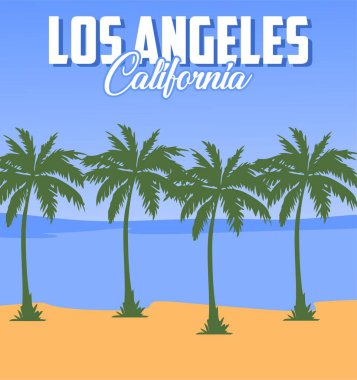 Güzel manzaralı Los Angeles California