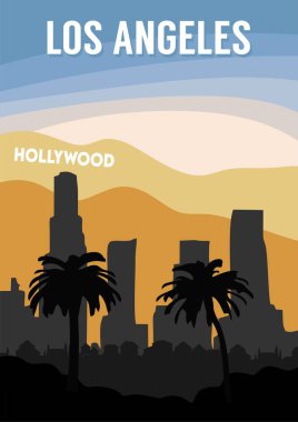Güzel manzaralı Los Angeles California