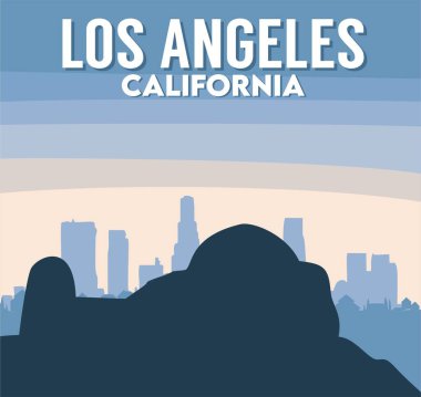 Güzel manzaralı Los Angeles California