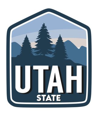 Güzel manzaralı Utah Eyaleti