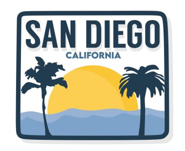 San Diego California Güzel sahil manzaralı