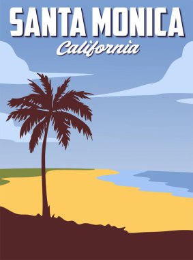 Santa Monica Plajı Kaliforniya Birleşik Devletleri