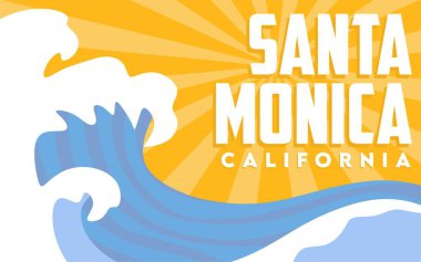 Santa Monica Plajı Kaliforniya Birleşik Devletleri