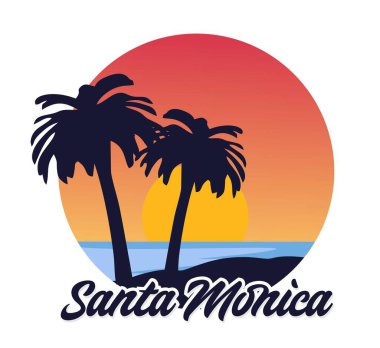 Santa Monica Plajı Kaliforniya Birleşik Devletleri
