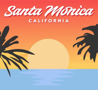Santa Monica Plajı Kaliforniya Birleşik Devletleri