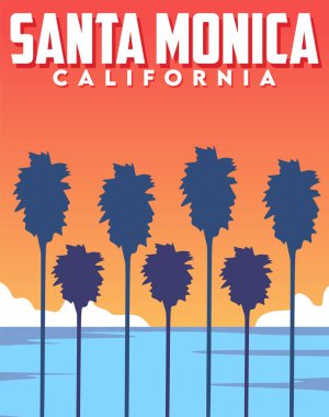 Santa Monica Plajı Kaliforniya Birleşik Devletleri