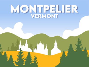Montpelier Vermont Güzel manzaralı