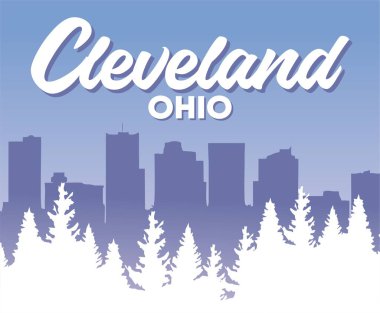 Güzel manzaralı Cleveland Ohio