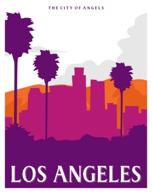 Güzel manzaralı Los Angeles California