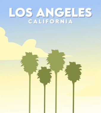Güzel manzaralı Los Angeles California