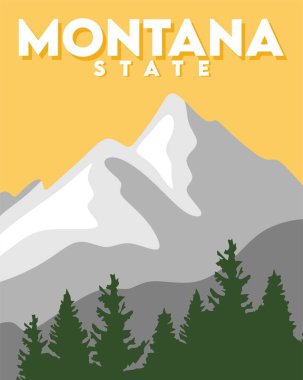 Montana Eyaleti Güzel manzaralı