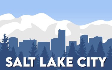 Güzel manzaralı Salt Lake City Utah