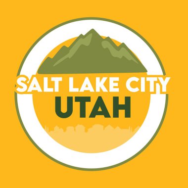 Güzel manzaralı Salt Lake City Utah