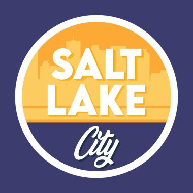 Güzel manzaralı Salt Lake City Utah