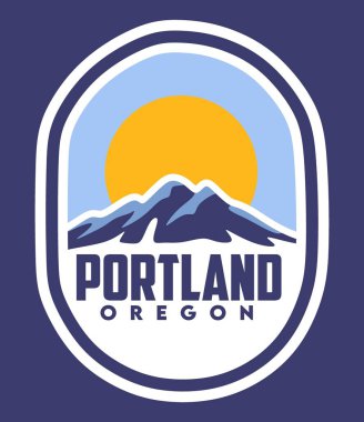 Güzel manzaralı Portland Oregon.