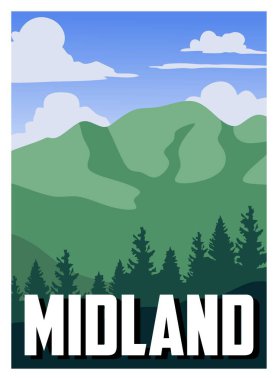 Midland Oregon Güzel manzaralı