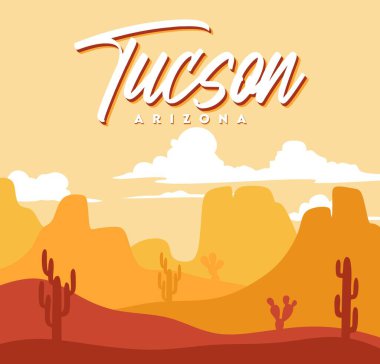 Güzel manzaralı Tucson Arizona