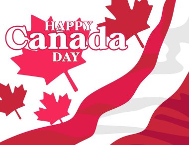 Kanada yapraklarıyla mutlu Kanada günleri.