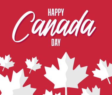 Kanada yapraklarıyla mutlu Kanada günleri.