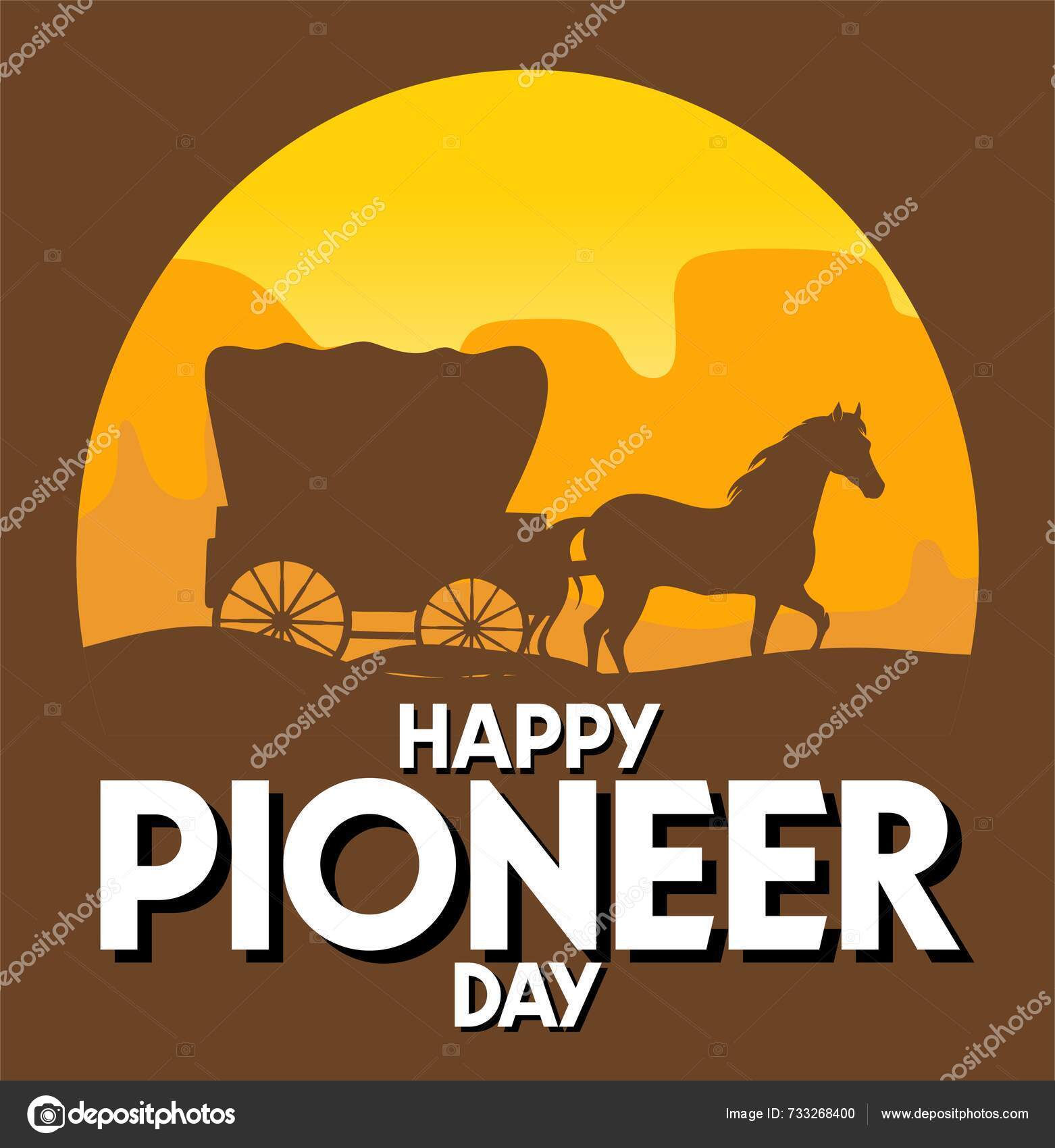 Immagini vettoriali stock di Pionieri | DepositPhotos, image size:1562x1700