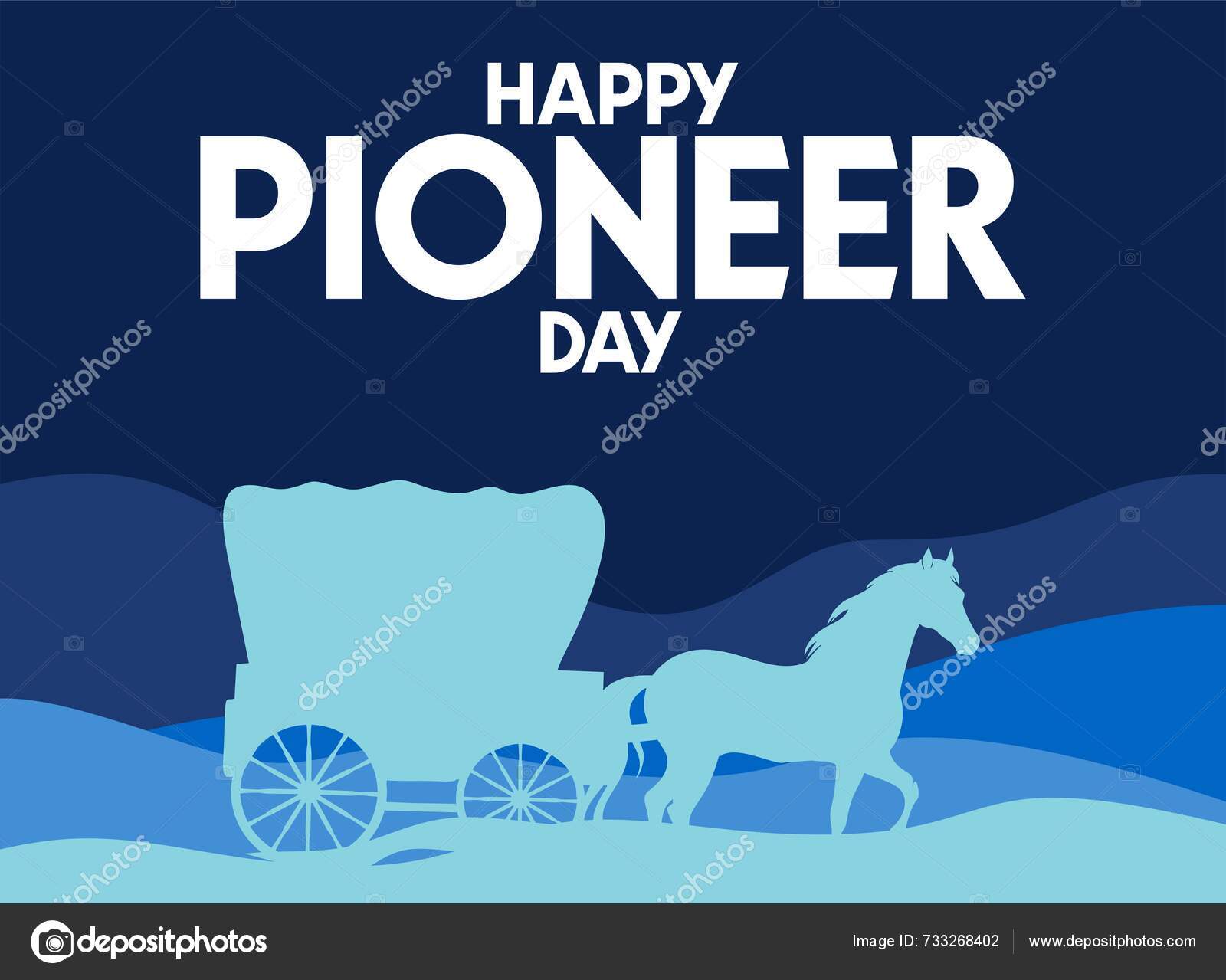 Immagini vettoriali stock di Pionieri | DepositPhotos, image size:1600x1279