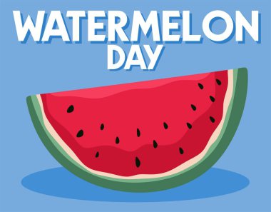 Lezzetli karpuzlu mutlu karpuz günü