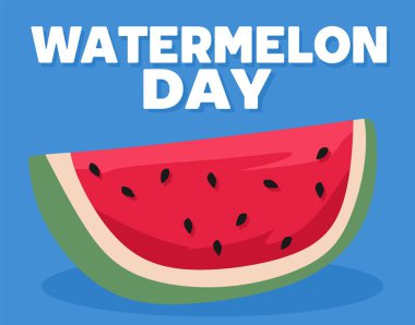 Lezzetli karpuzlu mutlu karpuz günü