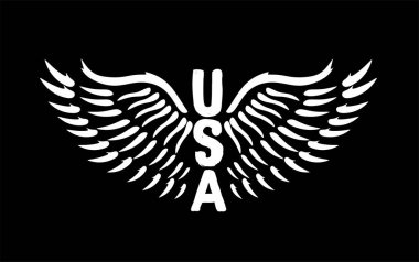 Amerika Birleşik Devletleri siyah arka planda